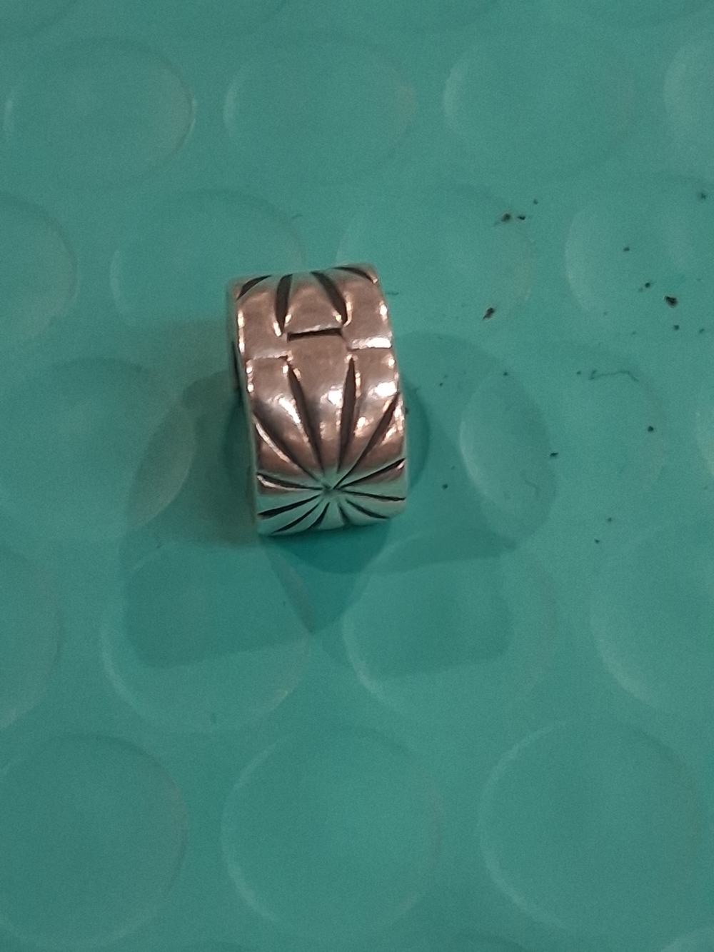 Pandora Silver Sunburst Clip Charm